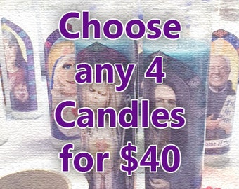 Prayer Candles - Choose Any 4 Candles!