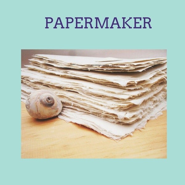 Handmade Paper by papermaker on Etsy