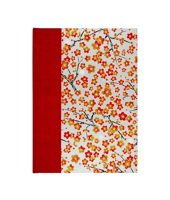 Blank Book Lined Paper Journal SILVER LINING by WolfiesBindery