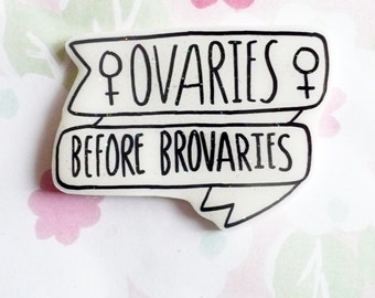 Leslie Knope, Parks and Rec brooch, feminist pin, banner