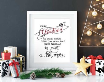 Unique the grinch quote related items | Etsy