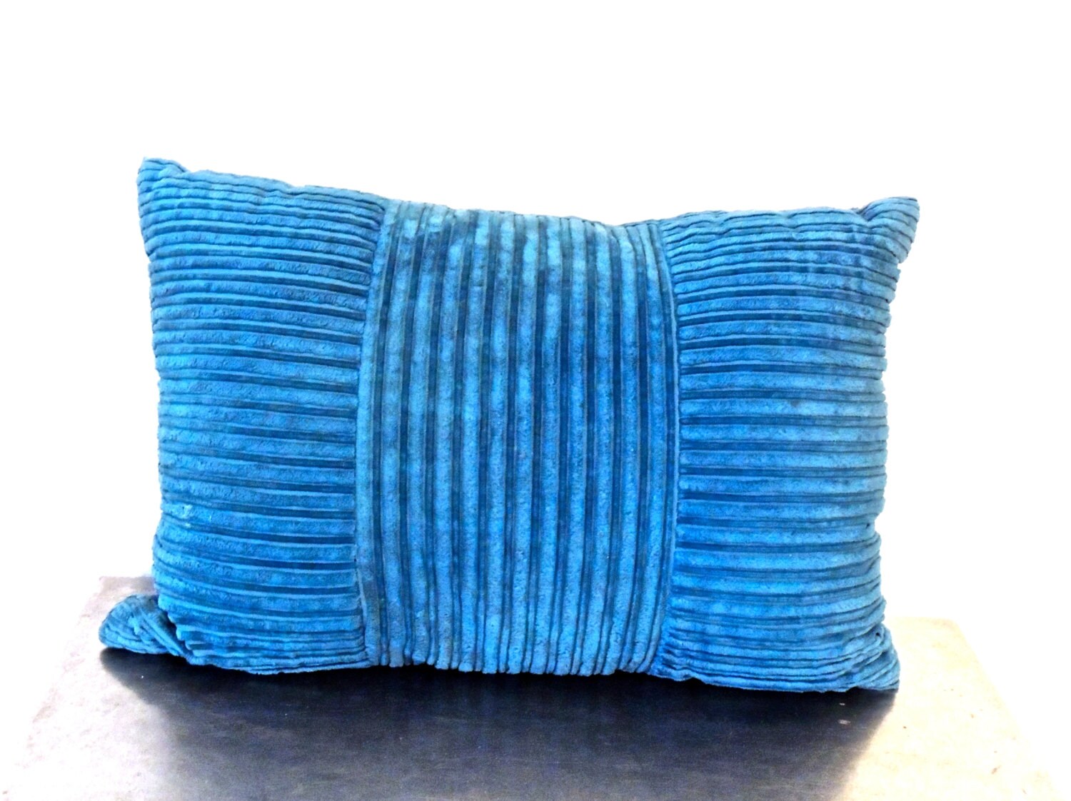 vintage corduroy throw pillow 1960s mid century pillow by mkmack