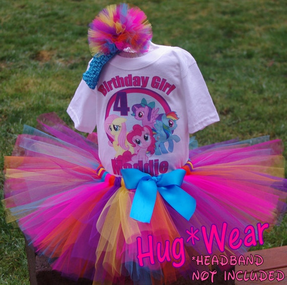 Birthday My Little pony Shirt Tutu Outfit any age