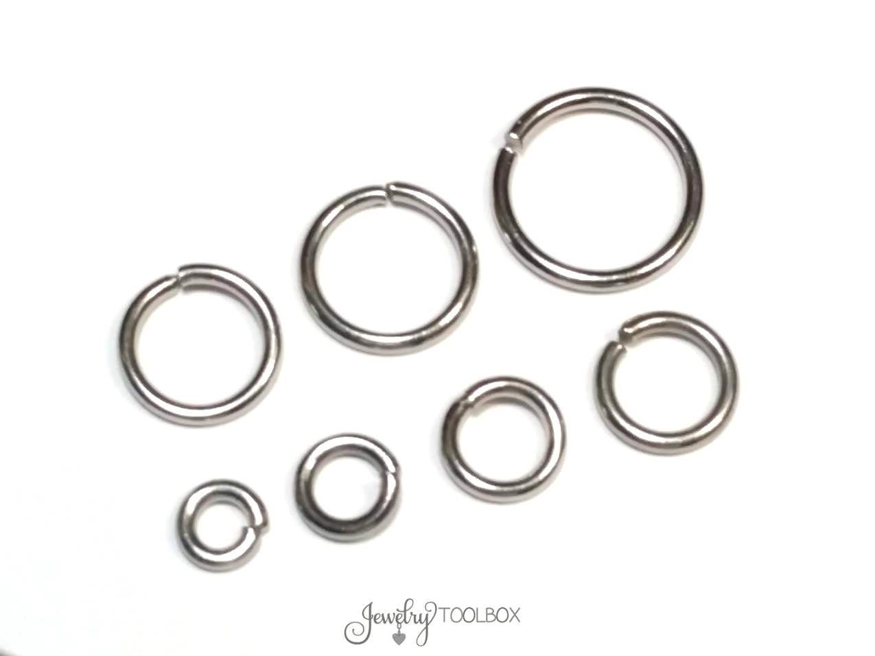 Heavy Duty Jump Rings 16 gauge 1.2mm Stainless Steel