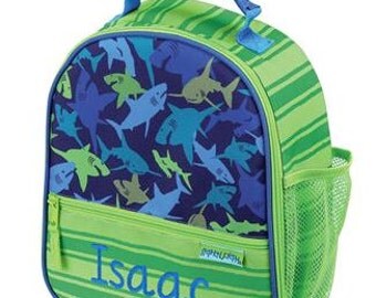Personalized Boys Insulated Lunch bag-SHARKS Lunch Box Stephen Joseph