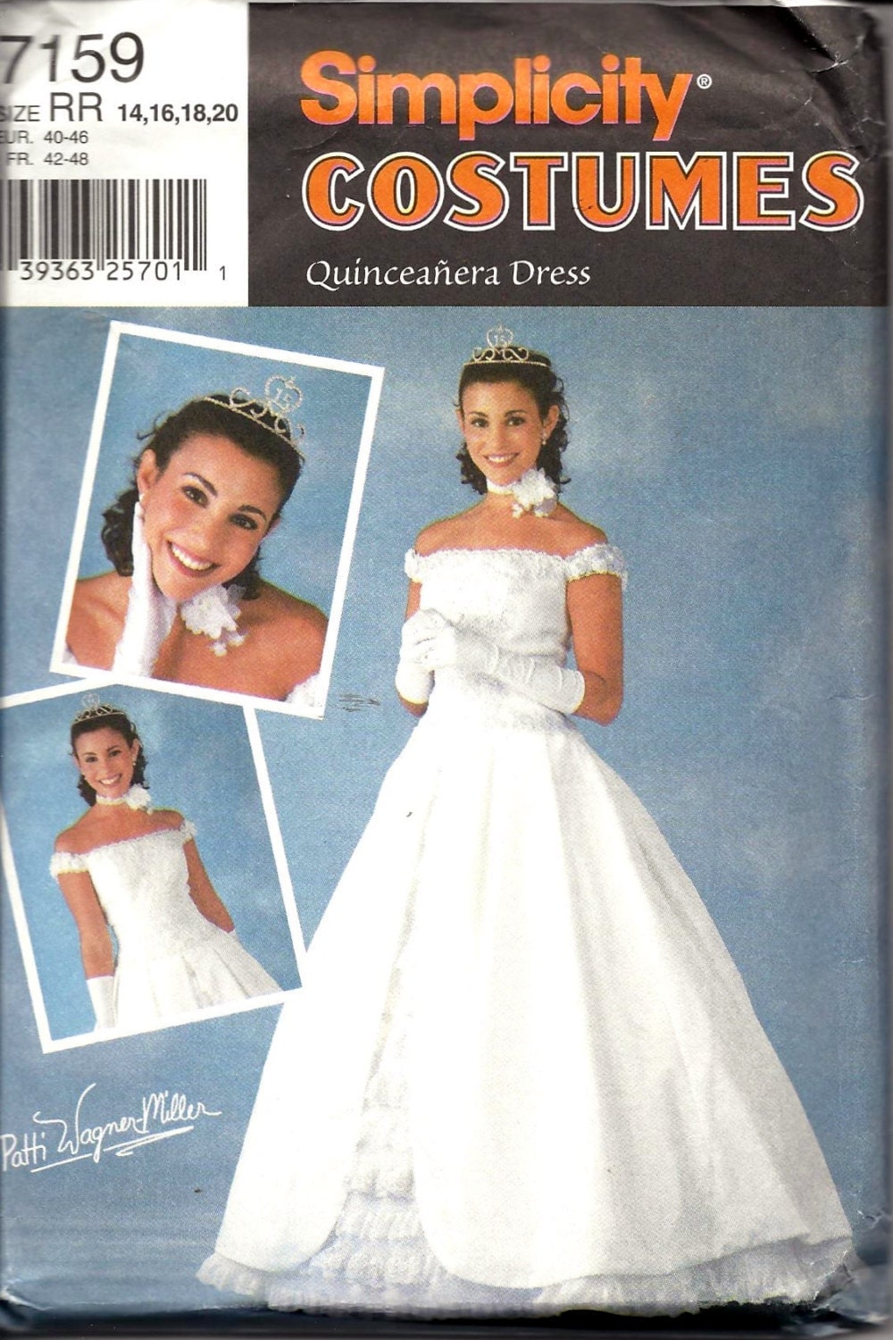 Simplicity 7159 QUINCEANERA  DRESS  Formal Evening Gown  Bridal