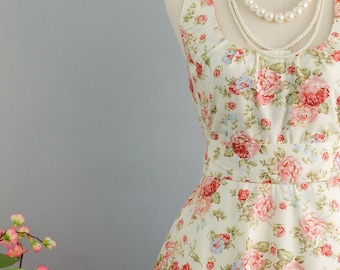 SALE Pale yellow dress floral dress cream party dress yellow prom dress floral sundress pale yellow bridesmaid dresses