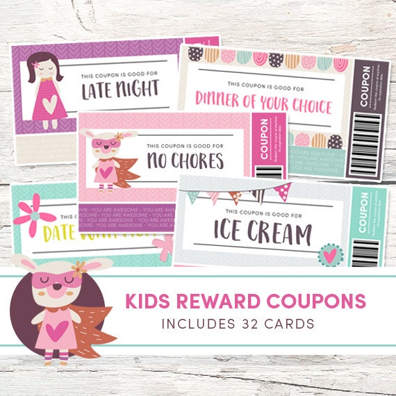 Kids Reward Coupons