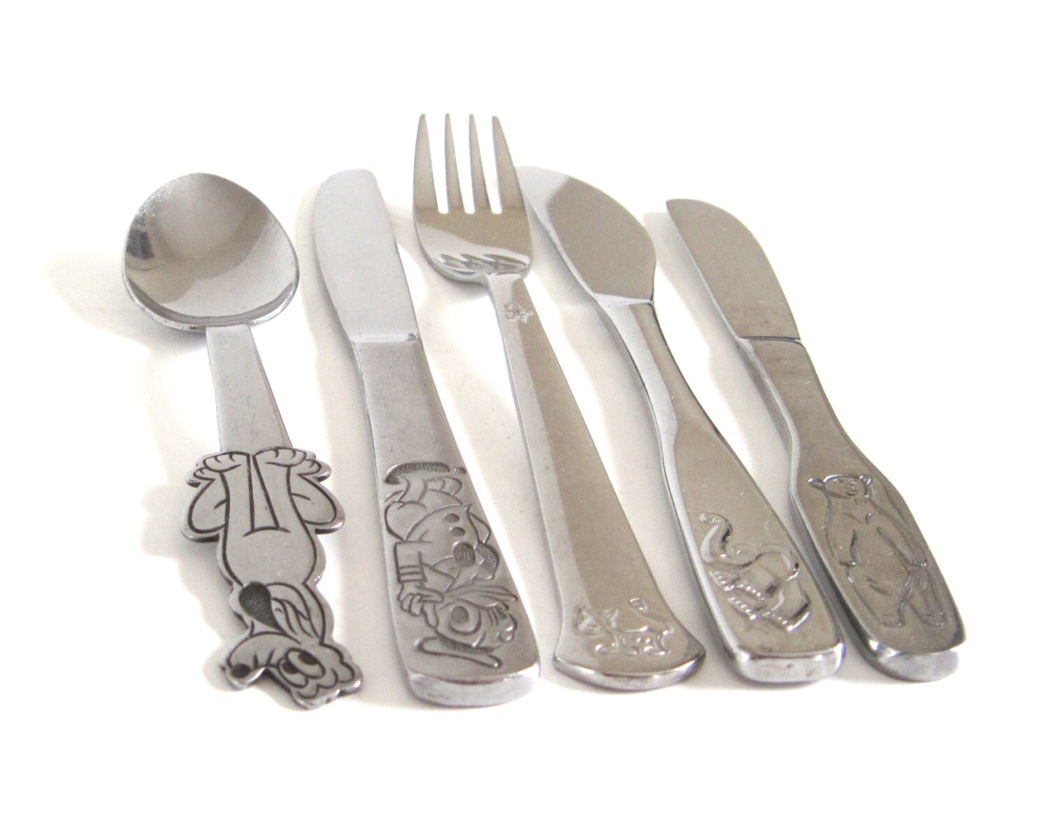 Youth Stainless Flatware WMF Animal Silverware by LaurasLastDitch