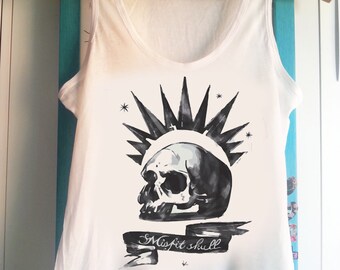 Chloe Price "misfit skull" - Life is Strange Tank Top Sleeveless t-shirt