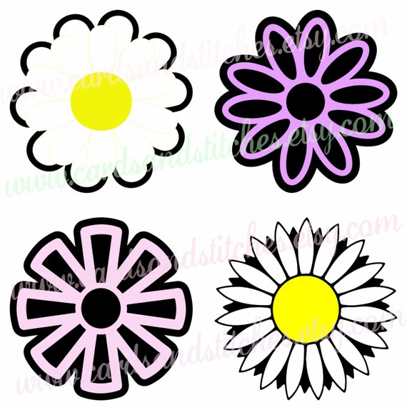 Flowers SVG Spring Flowers SVG Digital Cutting File