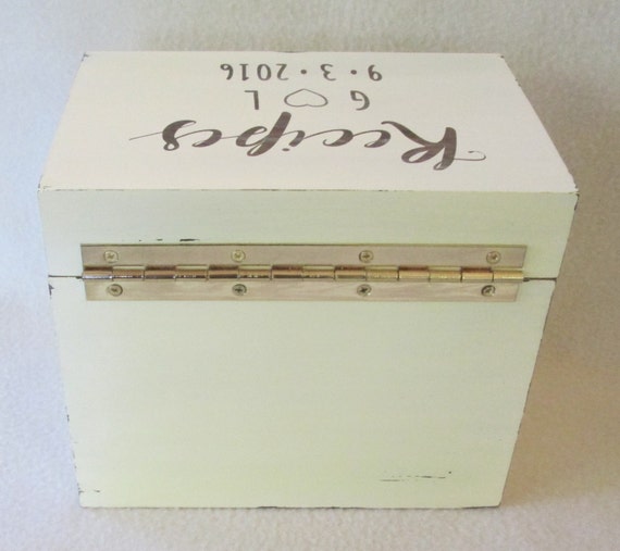 shabby chic recipe box shabby cottage chic yellow or shabby chic recipe box shabby cottage chic yellow or