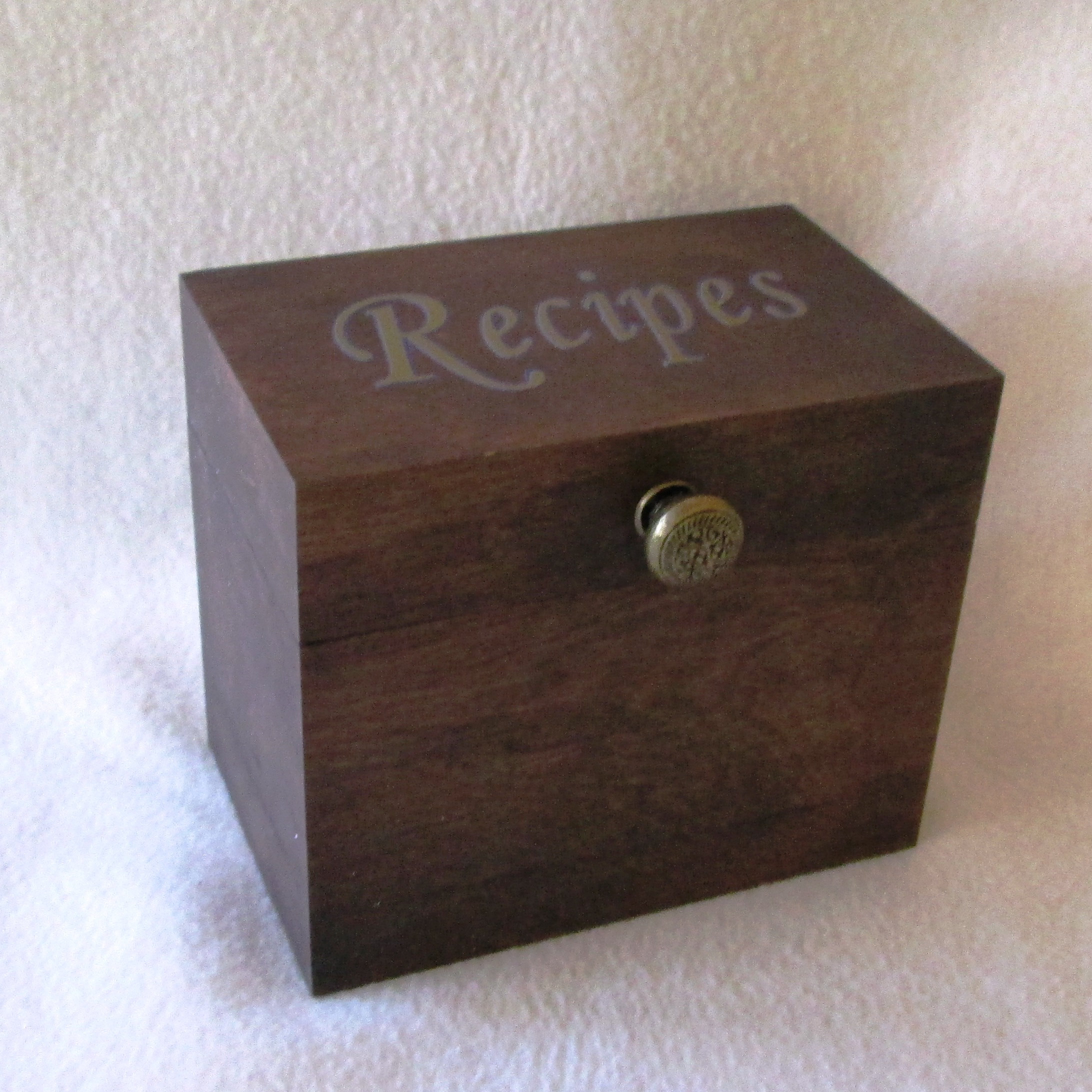 Recipe Boxes Keepsake Boxes by msw2011 on Etsy