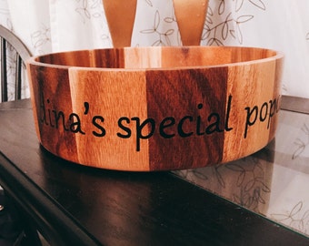 Popcorn Bowl - Personalized