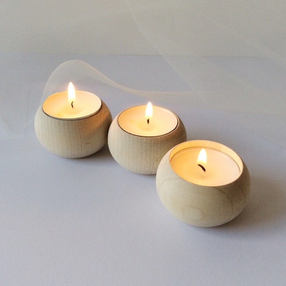 set of 3 wooden tea lights holders modern home decor tea light holders asda