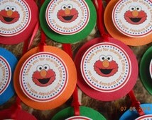 Unique elmo favor tag related items | Etsy