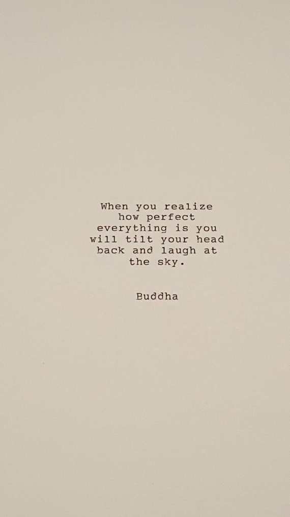 Typed Buddha quote by TypeQuoteThis on Etsy