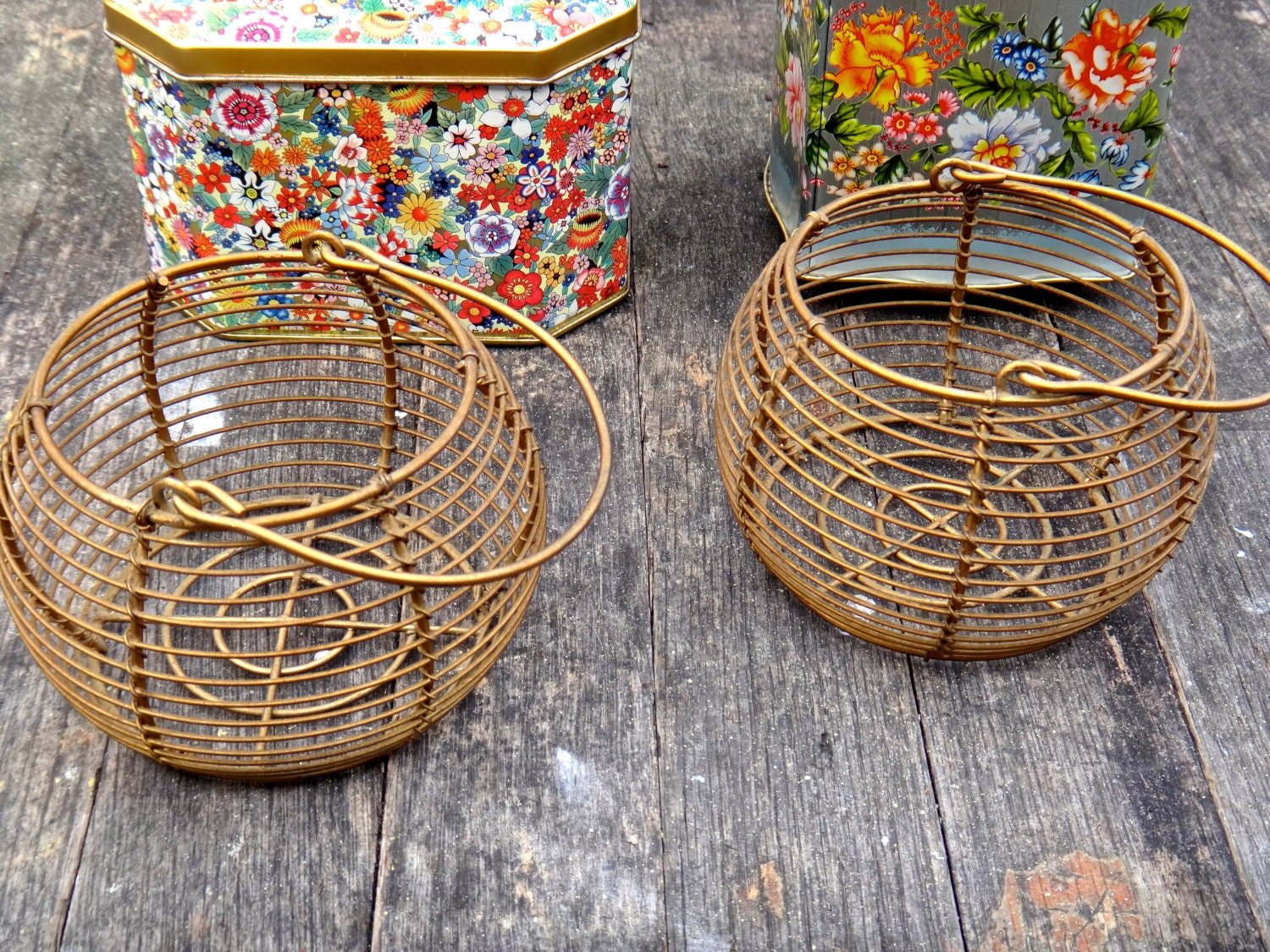Wire Egg Basket French Basket French Wire Basket Small