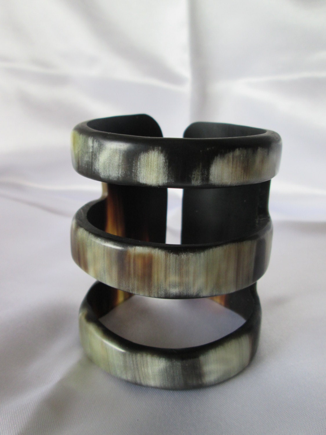 Cuff bracelet/ Buffalo horn bracelet/ African by handicraftafrica