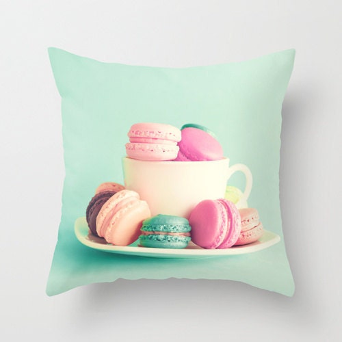 Tasty Cup throw pillow