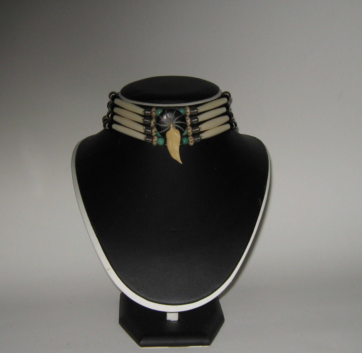 indian bone choker necklace