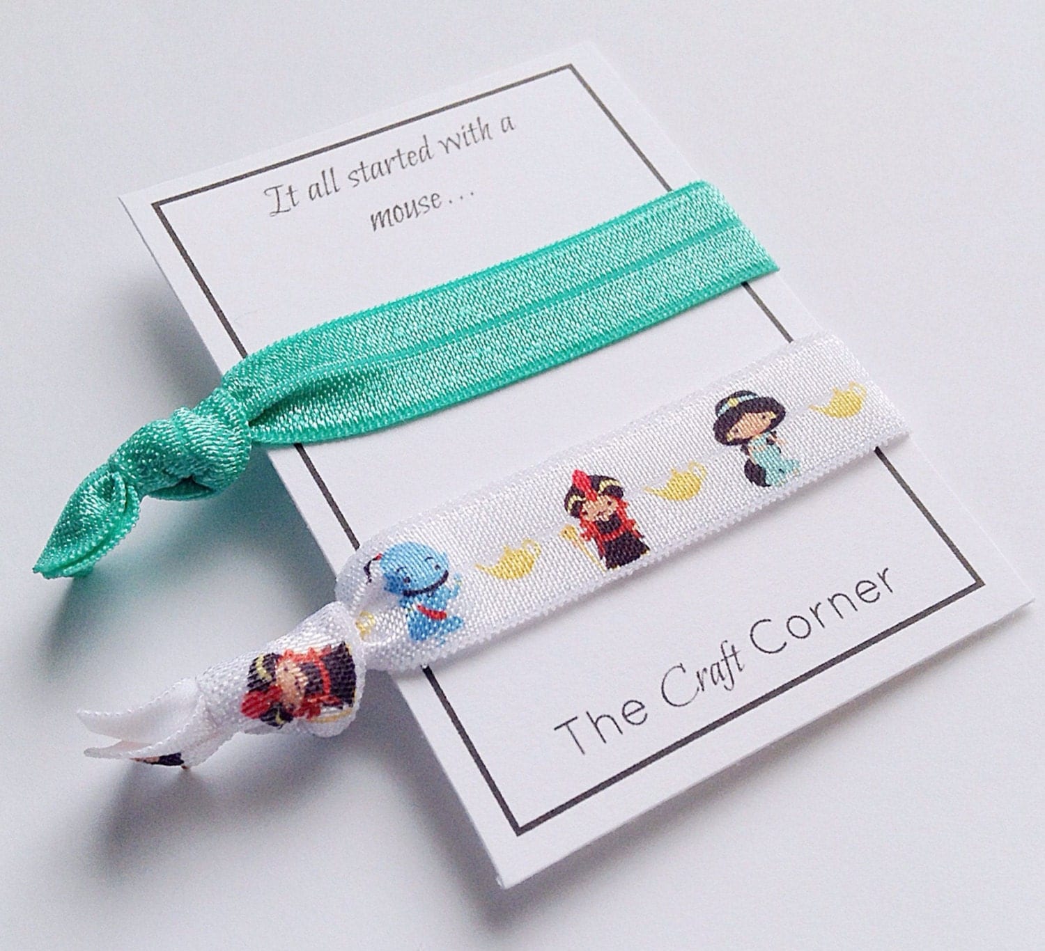 Princess Jasmine Hair Tie Set Aladdin Inspired Hair Tie Set