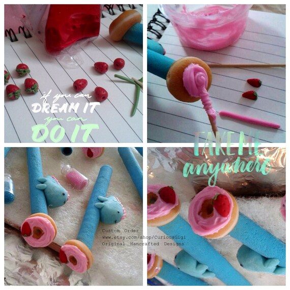 party favor alternative set of 12 pens handmade by CuriousGigi