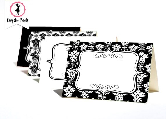 Wedding Place Cards | Food Labels | Food Tents | Escort Cards | Tent Cards | Printable Place Cards | Editable | Instant Download - WE DO Il_570xn
