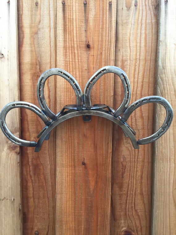 Horseshoes Garden Hose Holder / Bridle Strap by CarraroCreations