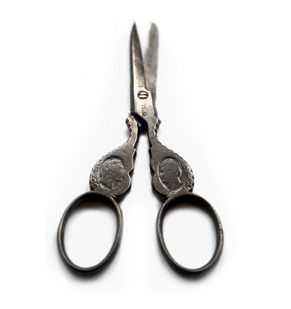SALE Rare Antique Sewing Scissors by millyscollection on Etsy