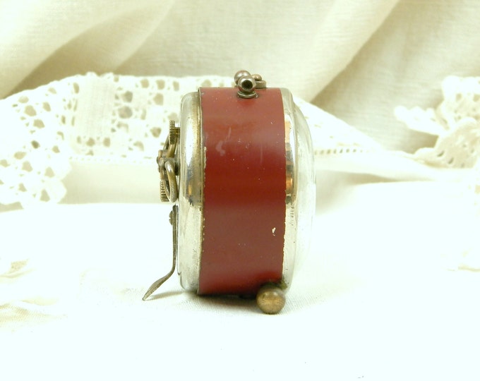 Small Working Vintage Mid Century French DEP Mechanical Alarm Clock / European / Wind-up Clock / Retro Vintage Home Interior / Design / Prop Small Working Vintage Mid Century French DEP Mechanical Alarm Clock / European / Wind-up Clock / Retro Vintage Home Interior / Design / Prop