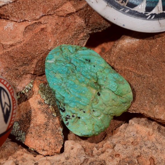 170.9 Carats Cripple Creek CO Turquoise Nugget NATURAL Very