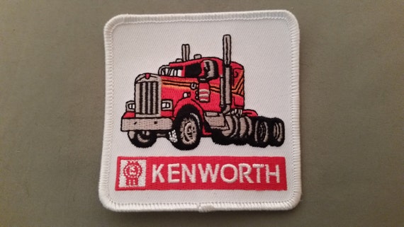 kenworth truck embroidered iron on patch by patchclub on Etsy