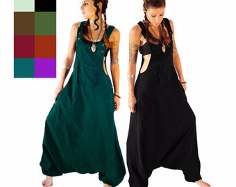 Harem Jumpsuit - Overalls - Women - loose jumpsuit - dungarees
