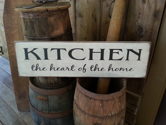 Download Kitchen The heart of the home Wood Sign Farmhouse Decor