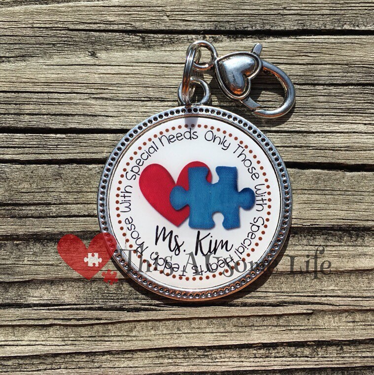 Autism Awareness Keychain for Teachers/Teacher
