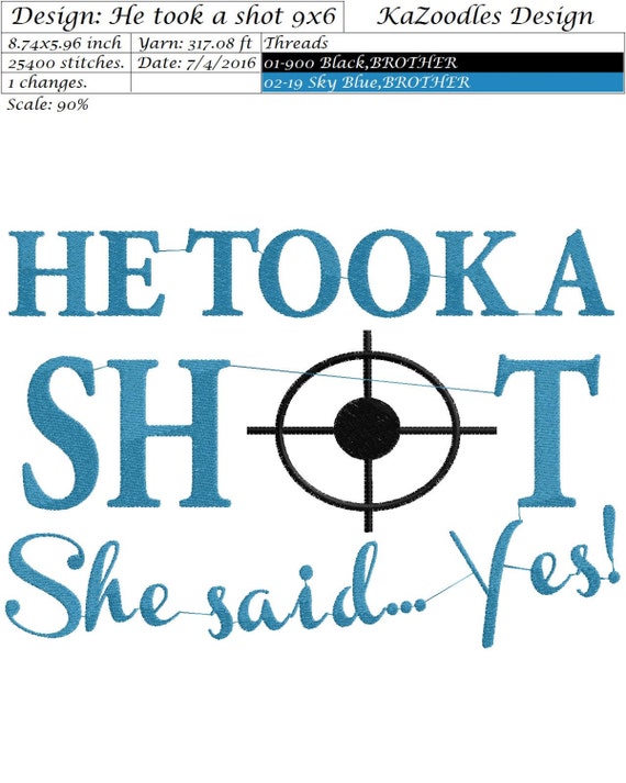 He Took a Shot She said Yes engagement announcement wedding