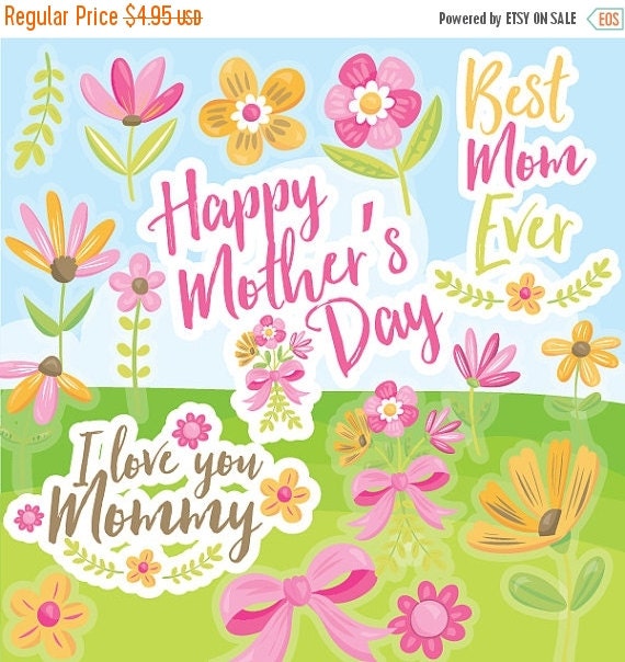 clip art flowers for mother's day - photo #38