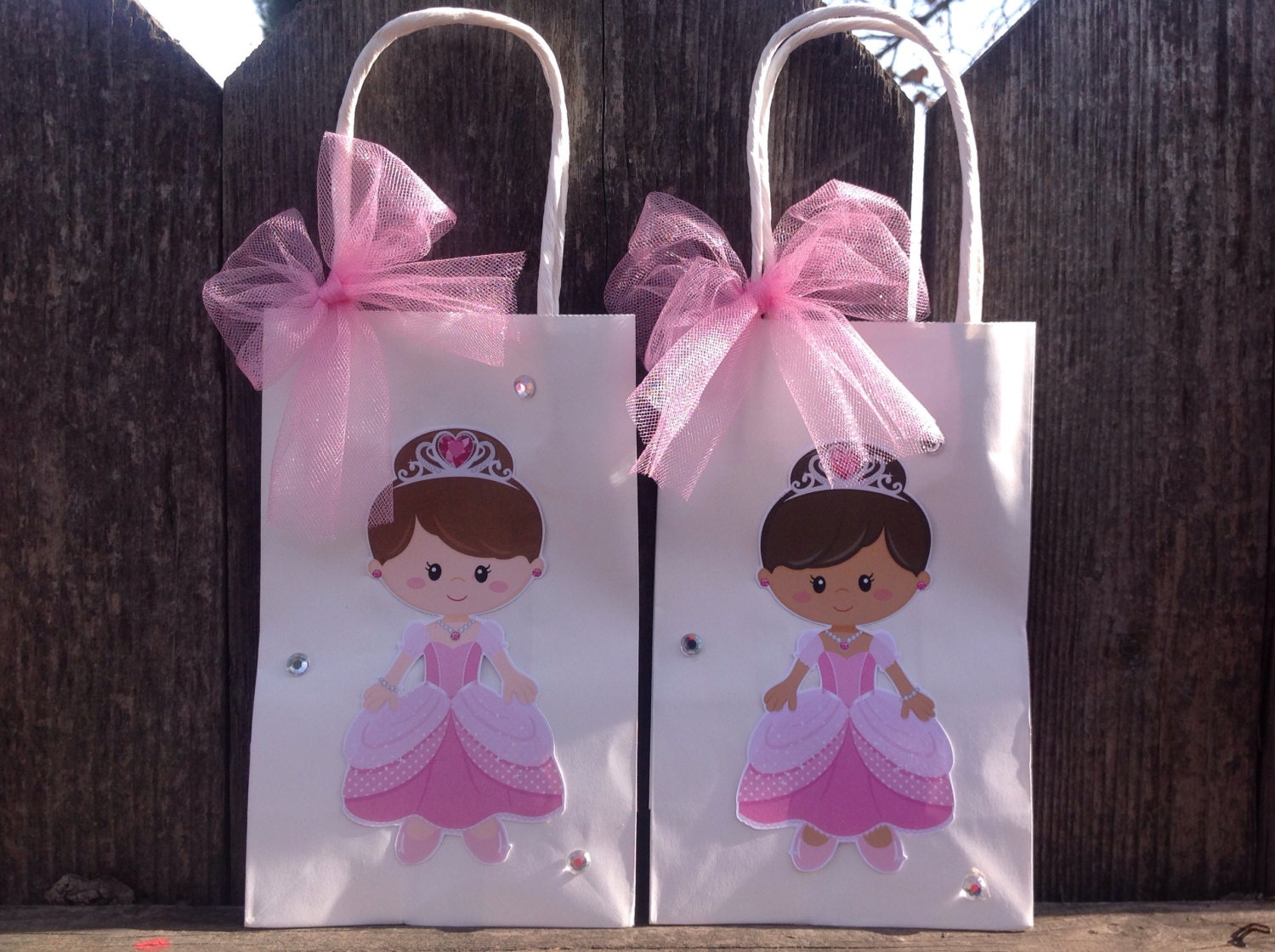 Princess Party Favor Bags Treat Bags for by AnnettesPartyFavors