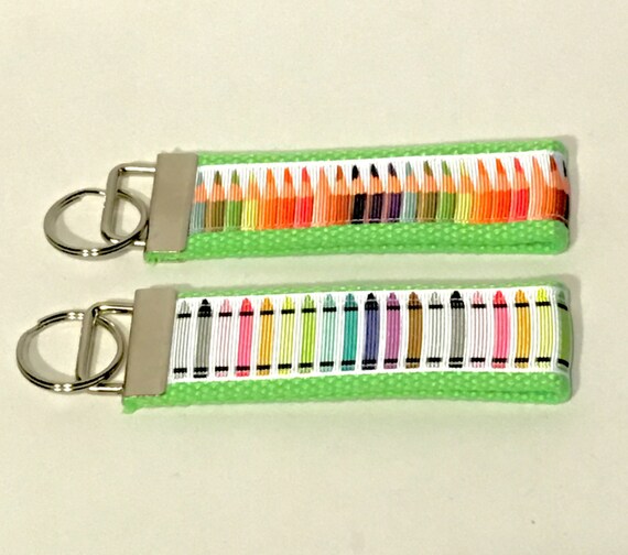 Colored Pencil key chain Crayon key chain Gift for Art