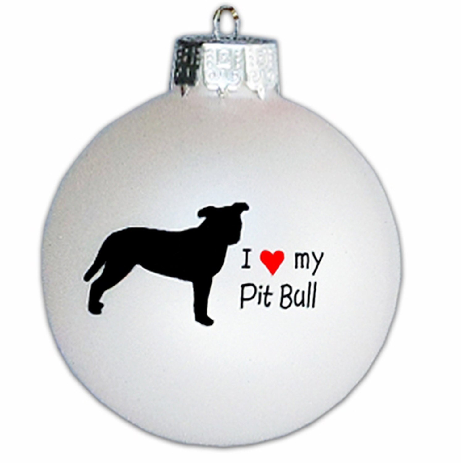 i love my pit bull glass ornament natural by i love my pit bull glass ornament natural by