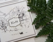 SAMPLE PACK Personalised Hand Drawn Venue Sketch Wedding Invitations - Perfect Place