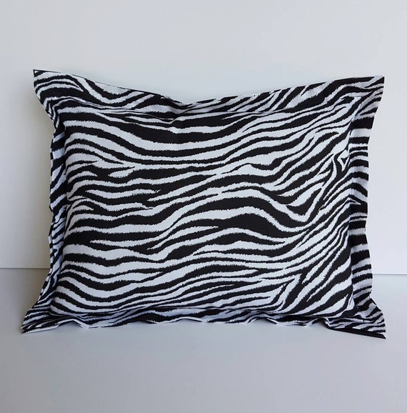 Zebra Handmade Pillow Daycare Pillow NapTime Travel Pillow