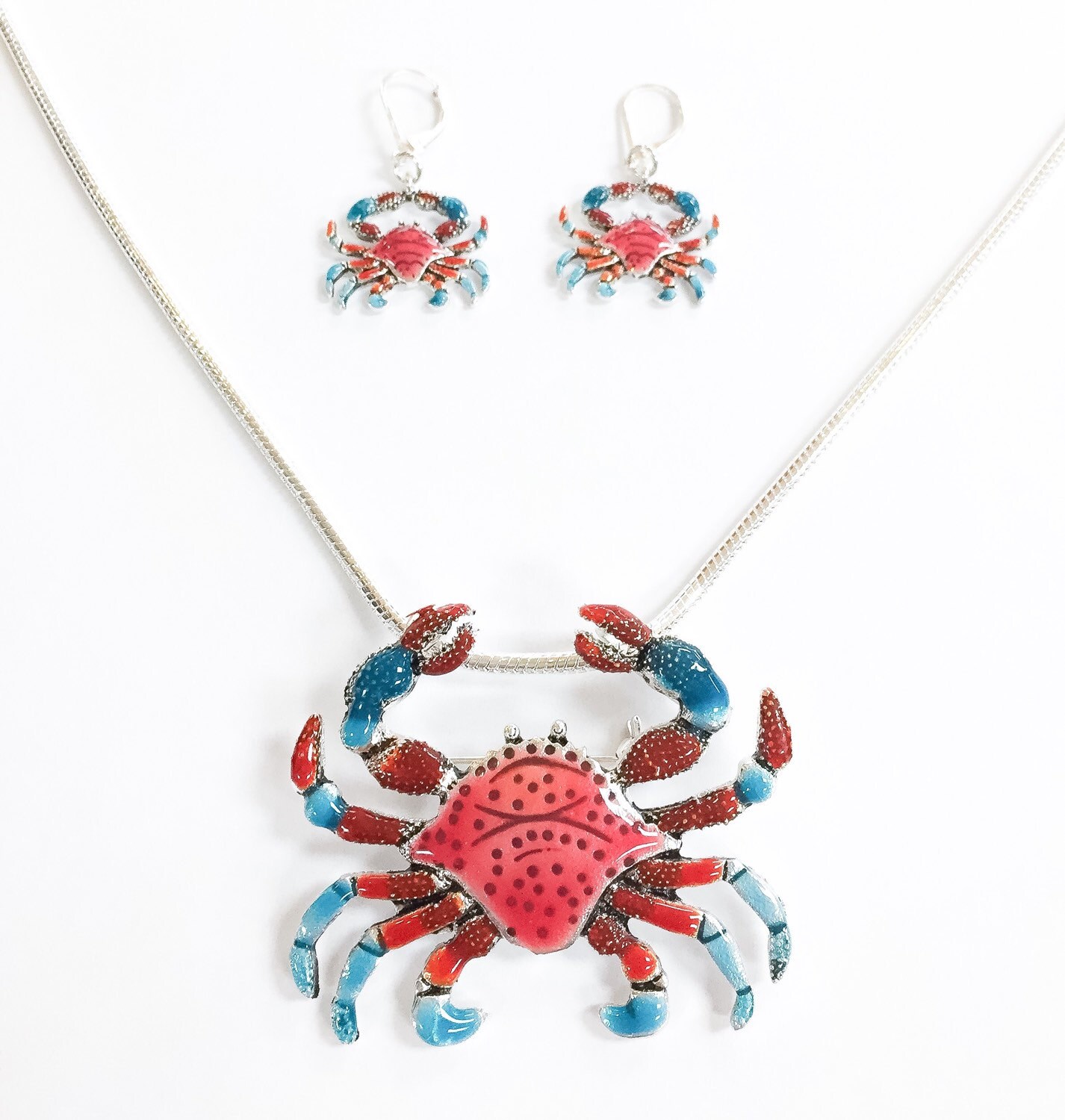 Crab Necklace Set