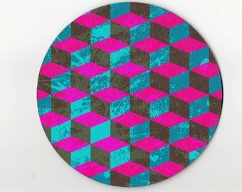 mouse pad / mousepad / geometric mouse pad / geometric mousepad