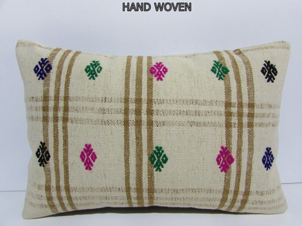 16x24 decorative kilim boho pillow cover outdoor bohemian sofa