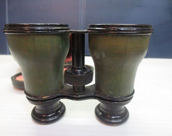 Circa 1880 Lemaire Fabt Paris Opera Glasses, Bee Logo Binoculars, Field Glasses, With Case