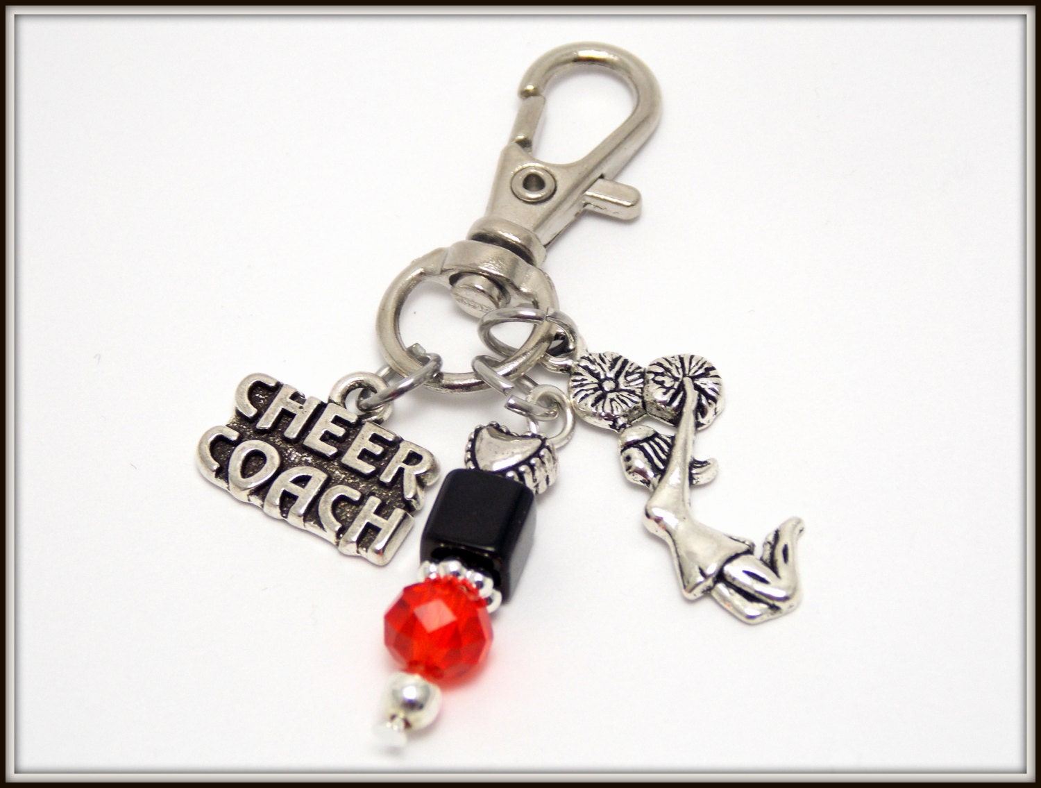 Cheer Coach Zipper Pull Cheer Coach Gift by BloomsyLu on Etsy