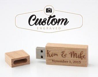 8GB USB Thumb Drive (20 Pieces): Custom engraved with your text or logo.