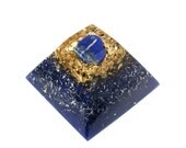Orgone Pyramid - Lapis Lazuli - Metaphysical Healing Tool - Orgone Generator - Ormus - Energy Healing and Feng Shui Decor
